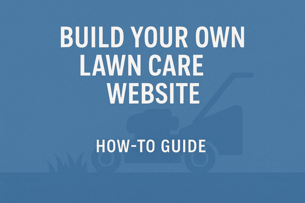 Build Your Own Lawn Care Website – A Complete How-To Guide